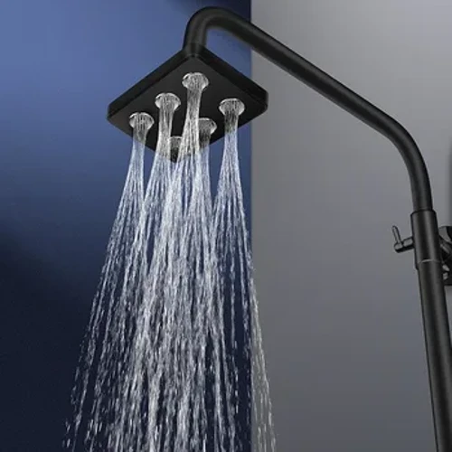 Kichwa cha Juu cha Shinikizo cha Juu cha Maji cha Kuokoa Mvua Sehemu za Ubadilishaji za Mfumo wa Showerhead Showerhead Digrii 360 Zinazoweza Kuzungushwa kwa Bafuni ya Nyumbani