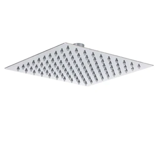 KYLINS brusehoved top-spray WELS Chrome 8 tommer firkantet regnbrusehoved Badeværelse Tyndt brusesystem. KSS108.BS
