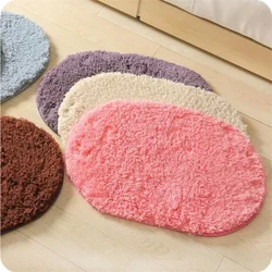 Mikrofiber badeværelse Komfortabel bademåtte Anti-skridmåtte Badekar Stue Dør Trapper Badeværelse Fod Gulvmåtter
