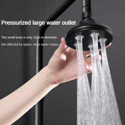 Visokotlačni Mini Rainshower Pretok vode Rainfall Tuš Glava za varčevanje z vodo Kopalniški dodatki Showerhead Kopalniški set