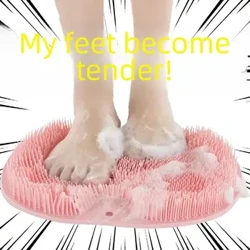 Foot Scrubbing Massaging Device Para sa Mga Tamad na Tao Non-slip Bath Mat Suction Cup Para sa Gamit sa Bahay
