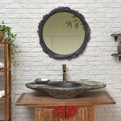 ʻO ka ʻauʻau ʻauʻau nui keʻano Pākē ʻO ka hale ʻauʻau hale hōkele hale ʻauʻau hale ʻauʻau hale kīʻaha kahiko Creative Art Irregular Countertop Basin