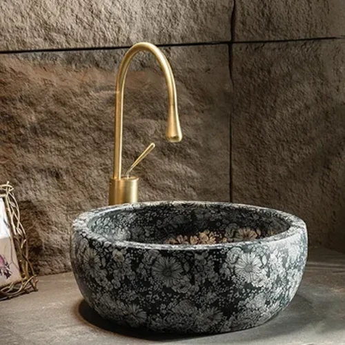 Doirtil Seomra Folctha Retro Eorpacha Baile Báisíní Nigh Folctha Ceirmeacht Chruthaitheach Doirteal Cistine Doirteal Cistine Abhantrach Countertop Linn Gairdín
