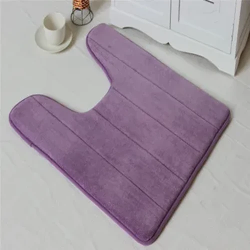Berbentuk U Lembut Kamar Mandi Karpet Mandi Karpet Kamar Mandi Lantai Mat Set Busa Memori Keset Kamar Mandi Non Slip Bisa Dicuci Karpet Dekorasi Rumah