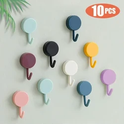10PCS öz-özüne ýelmeýän diwar çeňňegi, buraw palto halta hajathana gapy aşhana polotensasy asma çeňňekler öý ammar esbaplary