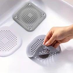 Tóc Lọc Bồn Rửa Chống Tắc Lọc Bồn Tắm Tắm Sàn Chặn Silicone Khử Mùi Nhà Bếp Cắm Phụ Kiện Phòng Tắm