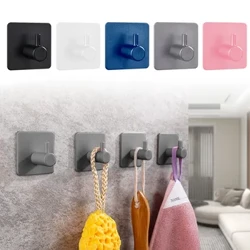 Cârlig de perete autoadeziv Suport pentru haine Suport chei Cârlige pentru prosoape Suport pentru haine pentru dormitor Cârlige pentru baie din plastic Accesorii pentru baie de bucătărie