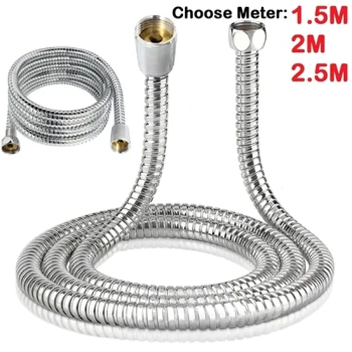 Mabomba ya Chuma cha pua Vifungashio vya Shower Hose ya kishikilia 1.5m ya bomba la maji ya kihita cha maji ya nyumbani. Vifaa vya ubora wa bafuni