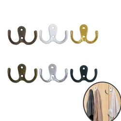 Izingubo Ihanger Hook Udonga olufakwe I-Metal Coat Rack Ithawula Izingwegwe Isibambi sokhiye Izingubo zokubeka Ifenisha Ihuku Izesekeli Zegumbi Lokugezela