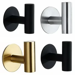 ผ้าเช็ดตัวตะขอสำหรับห้องน้ำ Wall Mount ตะขอสแตนเลสสำหรับแขวน Heavy-Duty ห้องนอนห้องครัวอุปกรณ์ห้องน้ำ Hook