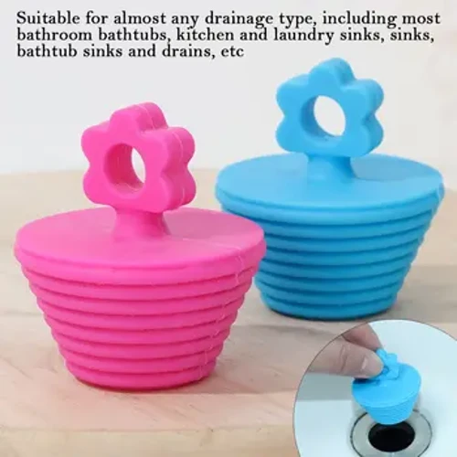 Ipulaki likabhavu we-Silicone we-Universal Silicone Umiselela I-Anti-clogging I-Drain Stopper Ishawara Kabhavu kaSinki Wamapayipi Izinsiza Zegumbi Lokugezela Lekhishi