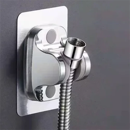 Shower Head Holder Bracket Black Suction Cup Wall Mount Adjustable Support Para sa Mga Accessory sa Banyo na Walang Drill Stand Bath