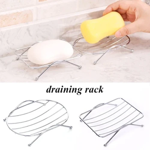 Hindi kinakalawang na asero na sabon na pinggan na lumalaban sa kalawang na Saver Basket para sa banyo Toilet Shower na may hawak na sabon na may tatak ng mga accessories sa kusina