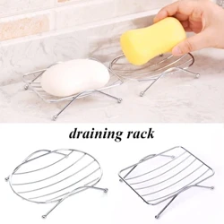 Hindi kinakalawang na asero na sabon na pinggan na lumalaban sa kalawang na Saver Basket para sa banyo Toilet Shower na may hawak na sabon na may tatak ng mga accessories sa kusina