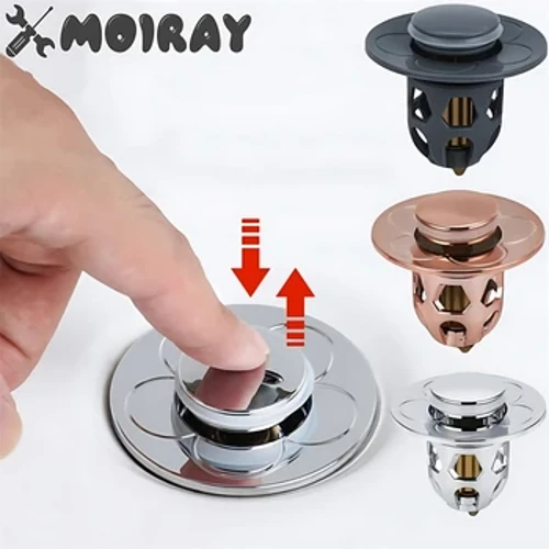 Đa Năng Lưu Vực Inox Bật Thoát Core Lưu Vực Lọc Thoát Nước Tóc Bắt Bồn Rửa Dụng Cụ Lọc Bồn Tắm Chặn Phòng Tắm Dụng Cụ