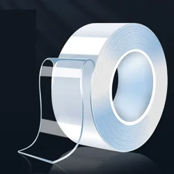 1/3/5M Nano Băng Keo 2 Mặt Băng Traceless Băng Chống Thấm Cho Phòng Tắm Bồn Rửa Nhà Bếp Tập gel Miếng Dán