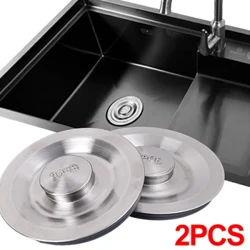 Universal Drain Cover Bathtub Stopper Leakage-proof Stainless Steel Sink Drains Hair Stopper Tub Flat Plug Banyo Accessory