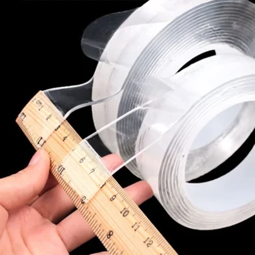 Fitas adesivas dupla face super fortes, laváveis, reutilizáveis, à prova d'água, nano fitas transparentes, adequadas para cozinha, banheiro, suprimentos