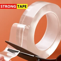 Duebelsäiteg Nano Tape Extra staark Dekorativ Klebeband NoTrace Wiederverwendbar Transparent Waasserdicht Tape Nëtzlech Saachen Fir Doheem