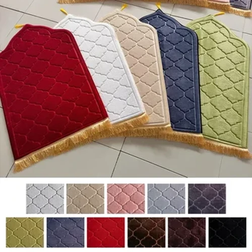 Gottesdéngscht a Reesen Teppecher fir Wunnzëmmer Flanell Gebiedsmat mat schéinem Embossed Design