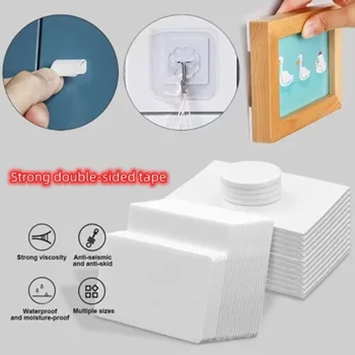10-400pcs zinta super sendoa alde bikoitzeko zinta zuri beltza auto-itsasgarria Aparra dekorazio itsaskorra belaki finkoa biskositate handiko itsasgarria