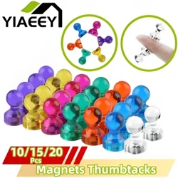 10/15/20 Stéck Push Pin Office Strong DIY Magnete Thumbtack Frigo Whiteboard Neodym Magnete Kegel Magnéitesch Tools