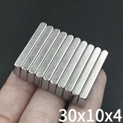 1 ~ 200PCS 30x10x4 Blokly güýçli N35 magnitleri 30mm x 10mm x 4mm Super list hemişelik magnit güýçli güýçli neodim magnit