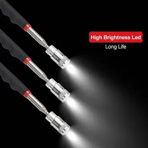 8 LB Pull Force LED teleszkópos mágneses felszedőeszköz nehezen elérhető helyekhez, hűvös apák napi karácsonyi mágnesrúd