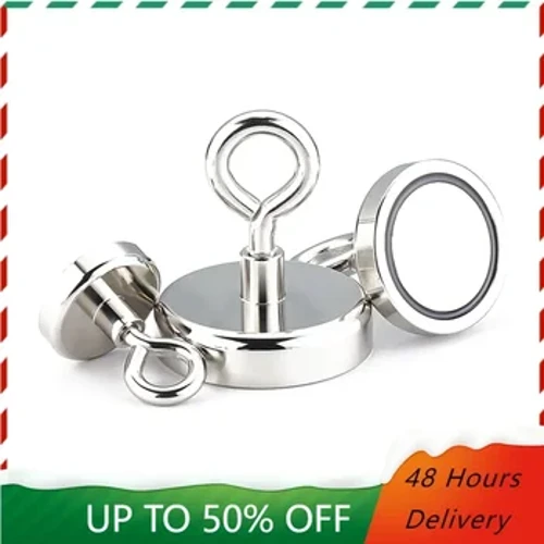 Magnetau Cryf Super Neodymium Magnet Pysgota Achub Magnetau Neodymium Rownd Hook Magnetig Pwerus Pysgota Môr Chwiliwr Magnet