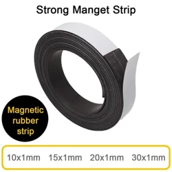 1 metru Magnet de cauciuc 10*1 20*1 30*1 Adeziv frigider flexibil frigider lățime bandă cu bandă magnetică 10/20/30mm