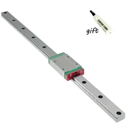 MGN7 MGN9 MGN12 MGN15 200 400 500 800mm Miniatur linear Schinne Rutsch 1pc MGN linear Guide 1PC MGN Block fir CNC FA 3D Dréckerspäicher.