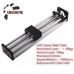 Bàn Trượt 100 200 300 Mm SFU1204 SFU1605 Hiệu Quả Thì CNC Tuyến Tính Hướng Dẫn Giai Đoạn Đường Sắt Chuyển Động Bàn Trượt Bóng Vít Thiết Bị Truyền Động