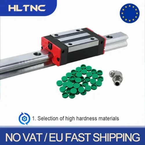 EU skickas 2 st HGR15 / HGR20 linjära styrningar + 4 st HGH15CA / HGH20CA / HGW15CC / HGW20CC blockvagnar för CNC-router