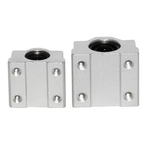 SCS16-20UU Linear Ball Bearing Slide Bushing Block Guild Rail Shaft CNC Router Aluminium Ringan 3D Printer Shaft Rod Parts