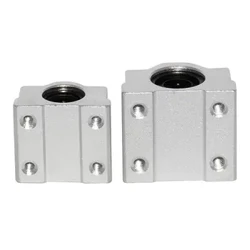 SCS16-20UU Linear Ball Bearing Slide Bushing Block Guild Rail Shaft CNC Router Aluminum Lightweight 3D Printer Shaft Mga Bahagi ng Rod