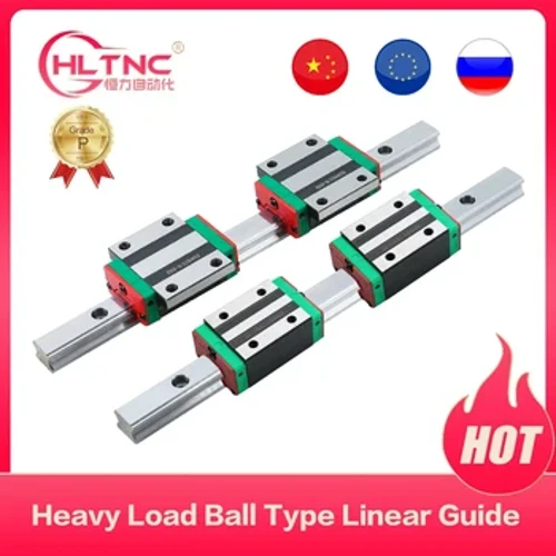 HLTNC 2pc HGR15 HGR20 hgr25 Square Linear Guide Reli w+4pc HGH15CA hgh20ca hgh25ca /flange HGW15CC HGW20cc HGW25CA CNC Engraving