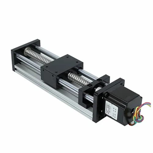 CNC Linear Guide Motion Module 50-700MM 1204 1605 1610 Kuleskrue Effektivt slagskinnebord med Nema23 trinnmotor