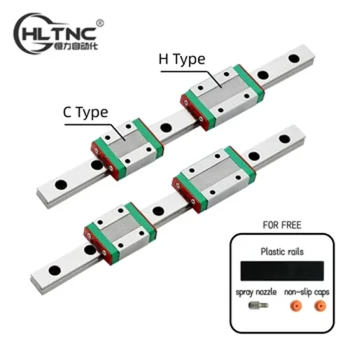 HLTNC MGN7H MGN9H MGN12H MGN15H Fad ó 100mm go 500mm miniature líneach treoirlíne iarnróid iompar sleamhnáin 3D Printéir chuid MGN12C CNC