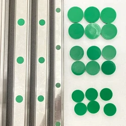 100ks/šarže Linear Motion Rail Guide Prach Cover C4 C5 C6 C8 Plast Green Caps Protector HGR15 HGR20 HGR25 HGR30 HGR35