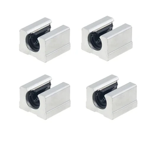Bloco de alumínio sbr20uu 20mm, bloco de deslizamento com rolamento de esferas de movimento linear, uso em trilho de guia linear sbr20 20mm, 1 peça