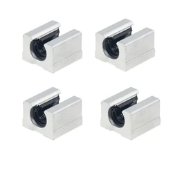1pcs SBR20UU Blocco in alluminio 20mm Moto lineare Cuscinetto a sfera Blocco Flail Utilizza SBR20 20mm Linear Guide Rail