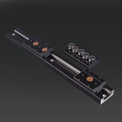 Hitam built-in dual-axis linear guide 28mm SGR10 rel geser SGB10 blok sumbu optik fotografi trek mesin woodworking