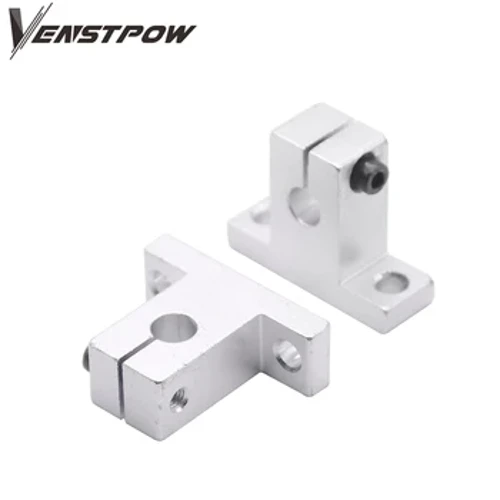 1pc SK8 SK10 SK12 SK13 SK16 SK20 SK30 SH8A 8mm llinol dwyn pêl siafft rheilffordd Blociau Ochr yn cefnogi XYZ Tabl CNC argraffydd 3D Rhan