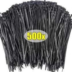 100-500 Pcs Plastik Nilon Pengikat Kabel Self-Locking Tali Pengikat Kabel Dilepas Kabel Pengikat Loop untuk Rumah Kantor Kawat Zip Ties