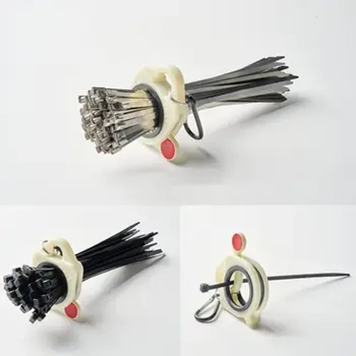 Kabel Tie Holder Fluorescent Kabel Tie Stockage Holder Kabel Tie Befestigung Tools Portable Cable Tie Stable Storage Organizer