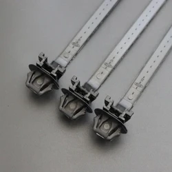 7.2X165MM Nylon Nhựa Xe Chân Ô Tô Xe Máy Dây Cáp Xe Dây Giữ Kẹp Đẩy Núi Tự Động Khóa Màu Đen