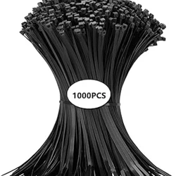 1000 pezzi di gestione dei cavi assortiti elementi di fissaggio in filo di plastica fascette organizer in nylon set di cravatte elettriche rilegatura fissa