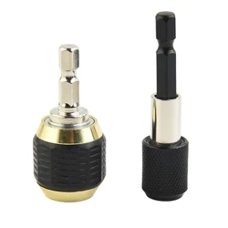 2pcs Hex Shank 50mm/60mm Keyless Drill Chuck Driver Mabilis na Pagbabago Convertor Drill Bit Holder Drill Chuck Adapter Power Tools