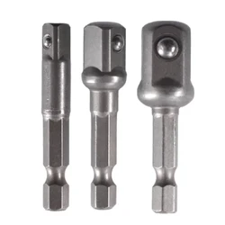 Chroomvanadiumstaal Socket Adapter Set Hex Shank 1/4 "3/8" 1/2 "Extensie Boren Bar Set Power gereedschap TF003
