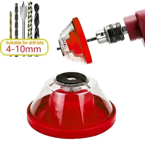 Elektresch Bohr Stëbs Cover Ash Bowl Impakt Hammer Stëbs Collector Power Tool Parts Buer Staubdicht Gerät Fir 4-10mm Drill Bits